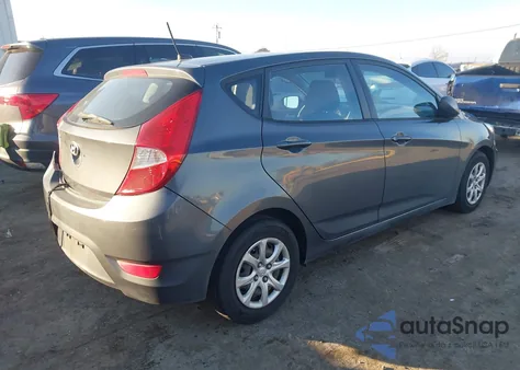 2012 Hyundai Accent Gs из США, поврежденный, VIN KMHCT5AE6CU031385
